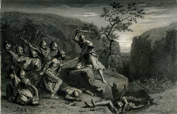 Louis VII au mont Cadmus