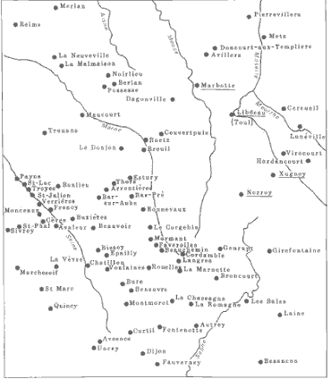 Carte des Implantations
