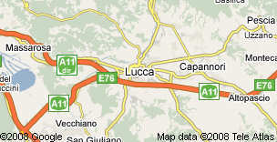Localisation de Lucques