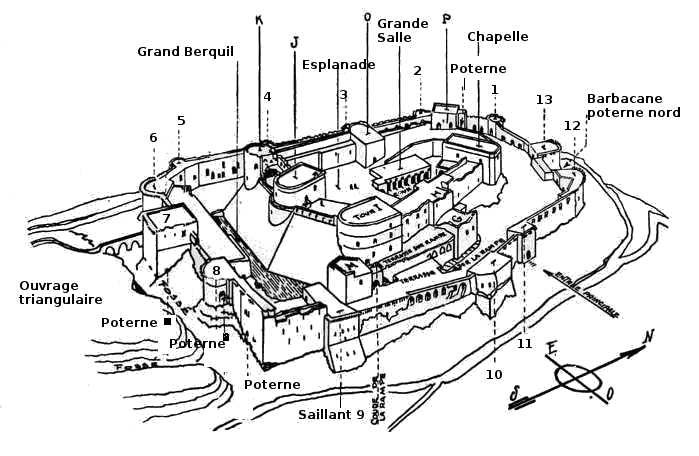Château Le Crac des Chevaliers, saillant 10
