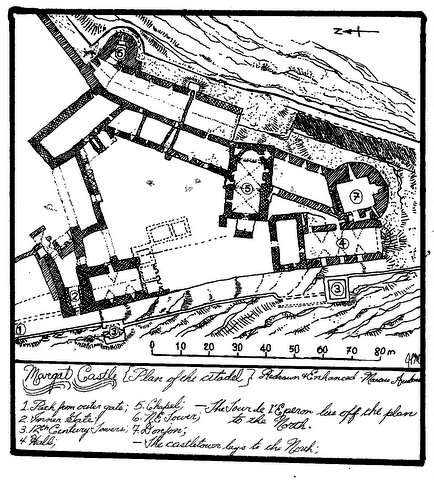 Plan du château de Margat