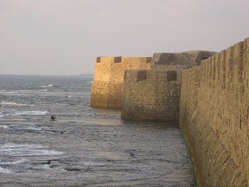Fortifications front de Mer Acre Akka Akko