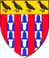Blason de Ithier II seigneur de Tocy