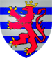 Blason de Lusignan Guy de (1129-1194) roi de Jérusalem (1186-1192)