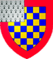 Blason de Pierre de Dreux dit Mauclerc