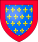 Blason de Jean, dit Tristan comte de Vallois