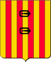 Blason de Gérard, comte de Roussillon