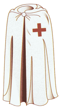 Le manteau blanc des frères-chevaliers